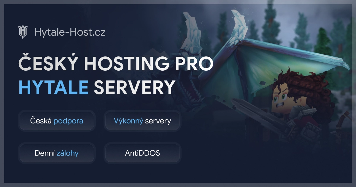 Český Hytale Server Hosting | Hytale-Host.cz