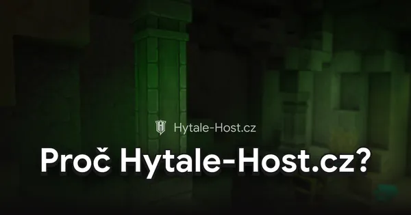 Hytale hosting v Česku a na Slovensku – Hytale-Host.cz