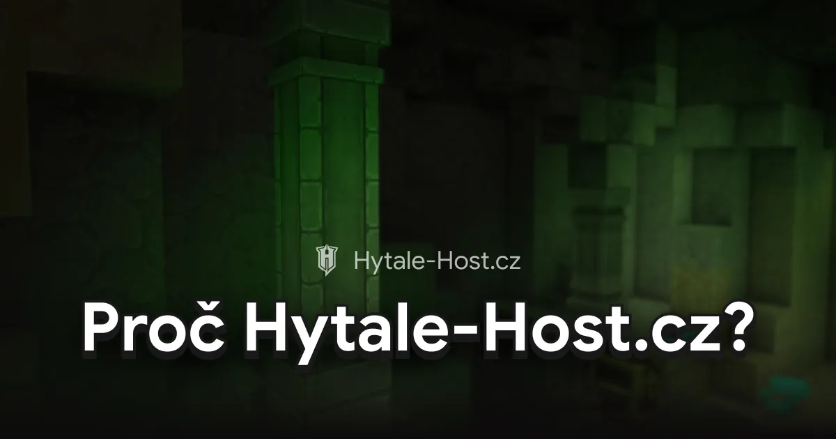 Hytale hosting v Česku a na Slovensku – Hytale-Host.cz
