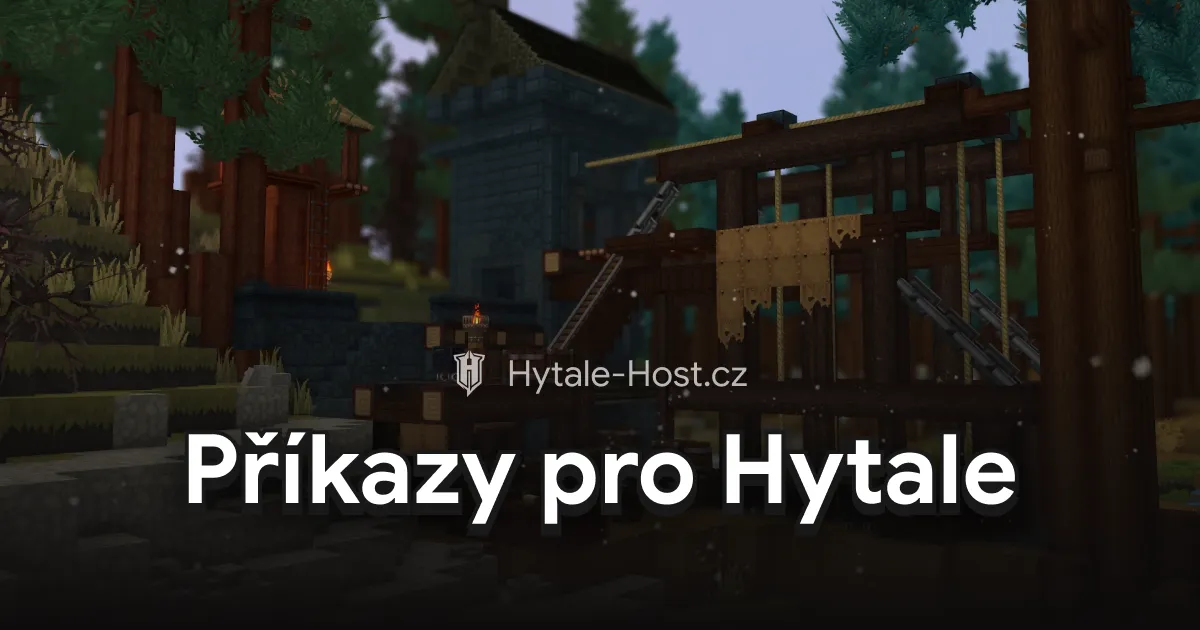 Nejlepší příkazy pro správce Hytale serveru